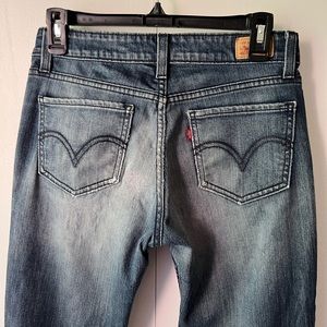 Vintage Levis Bootcut Jeans Mid rise Indigo Blue Size Medium 5
